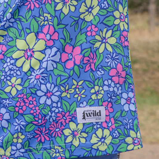 Glacier Bloom UPF 50 Mom's Sun Hoodie