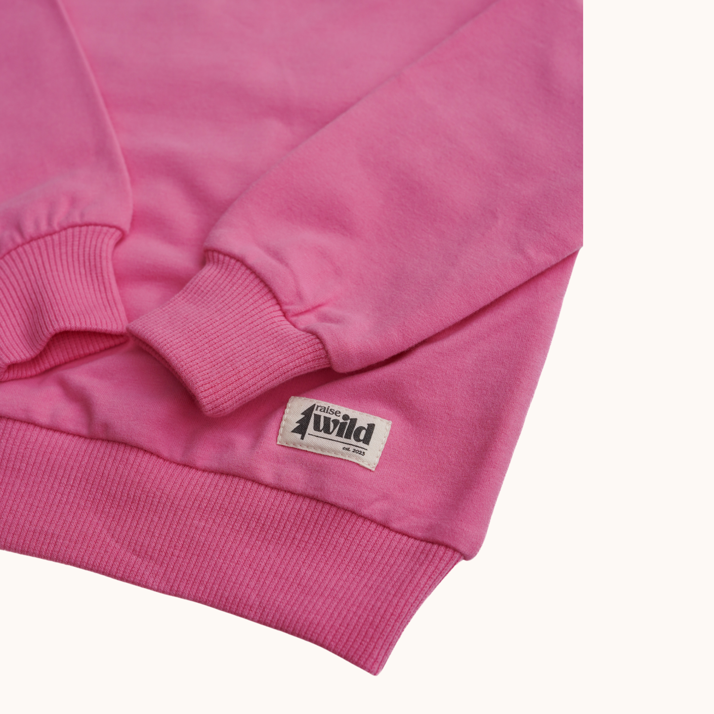 Kid's Organic Pullover in Pink