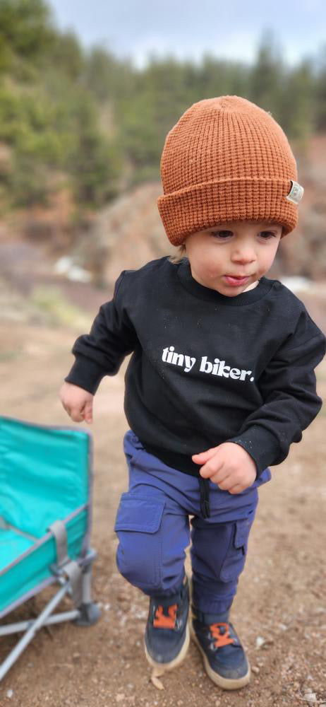 Kid's Organic Pullover in Black