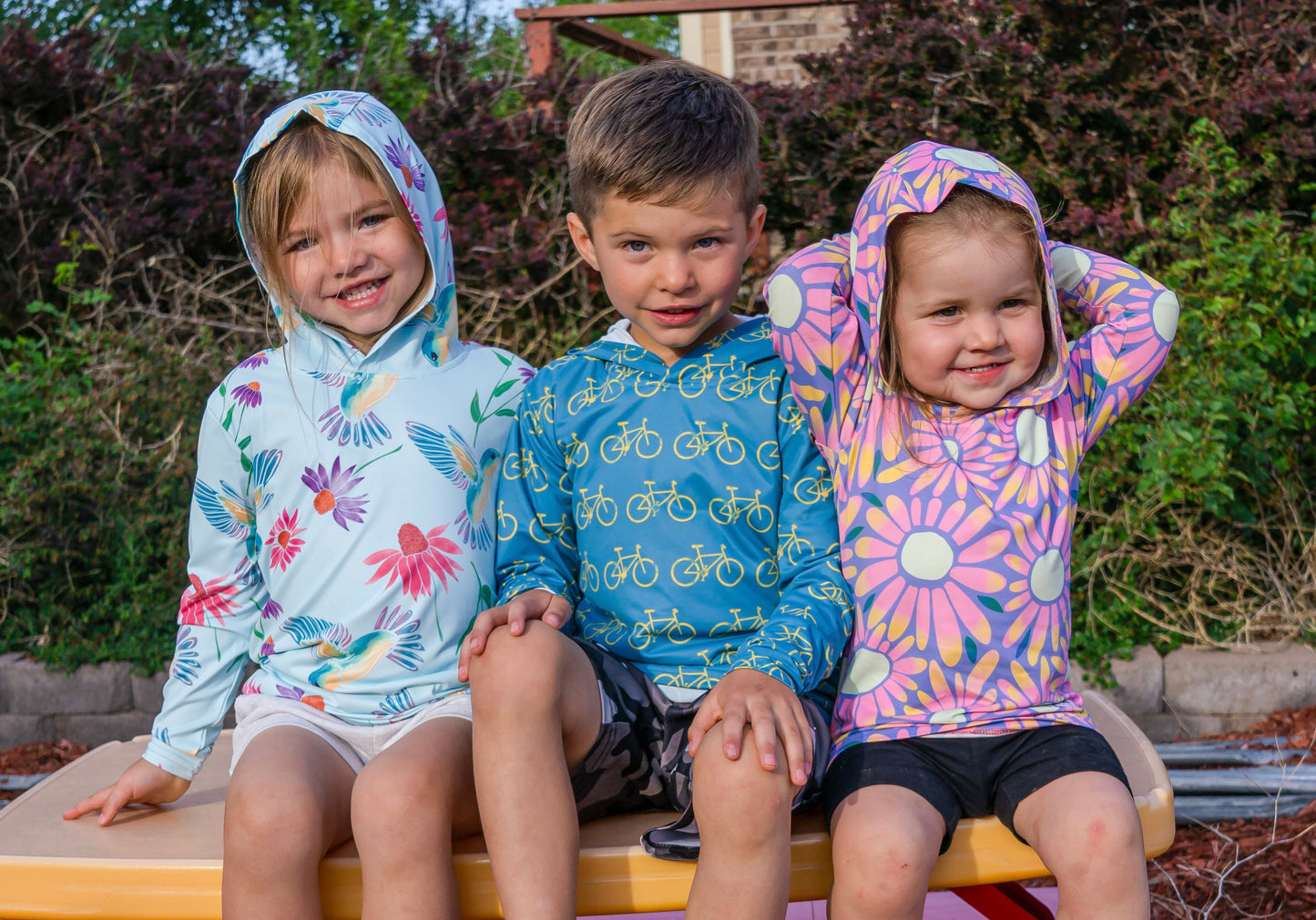 Alpine Daisy UPF 50 Kid's Sun Hoodie