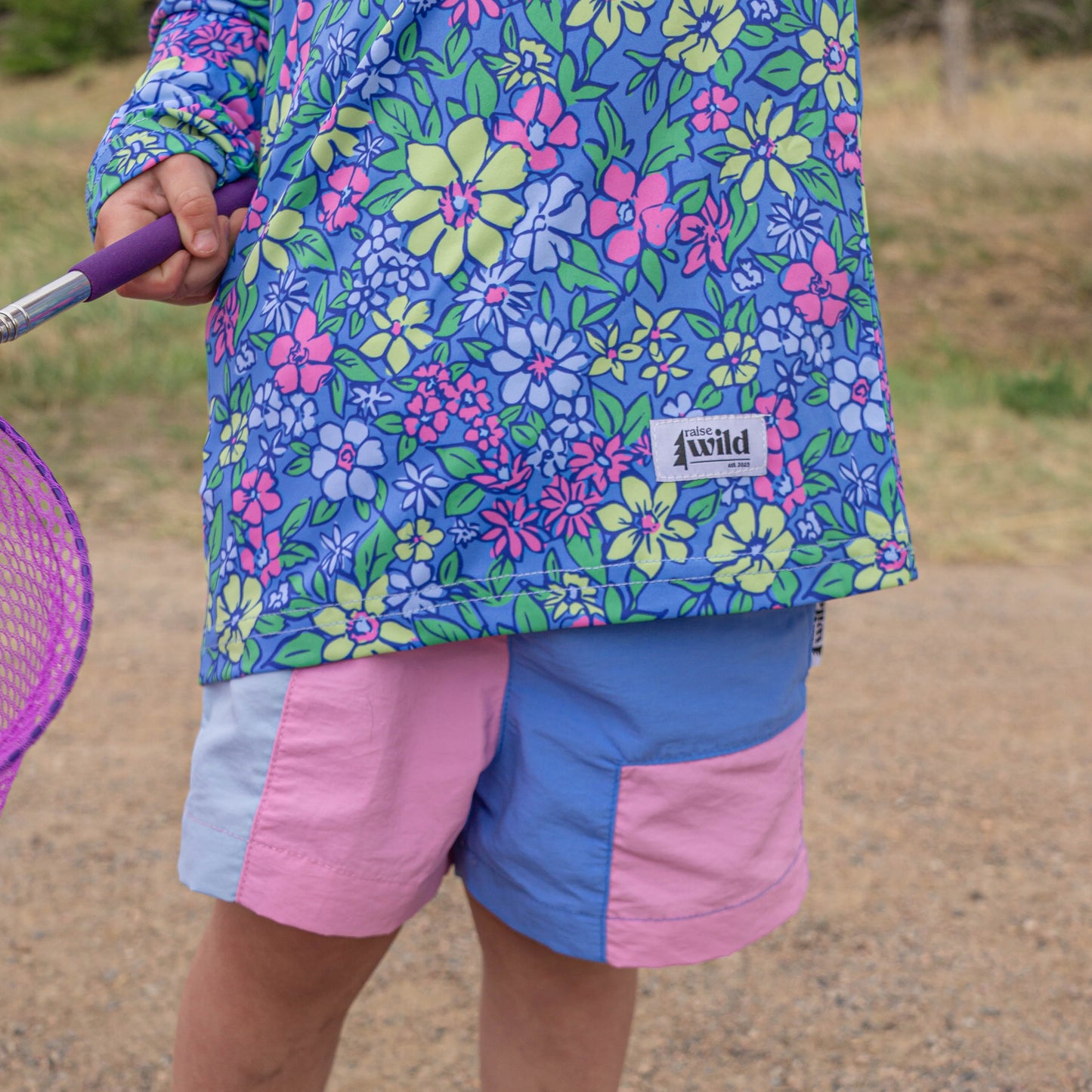 Glacier Bloom UPF 50 Kid's Sun Hoodie