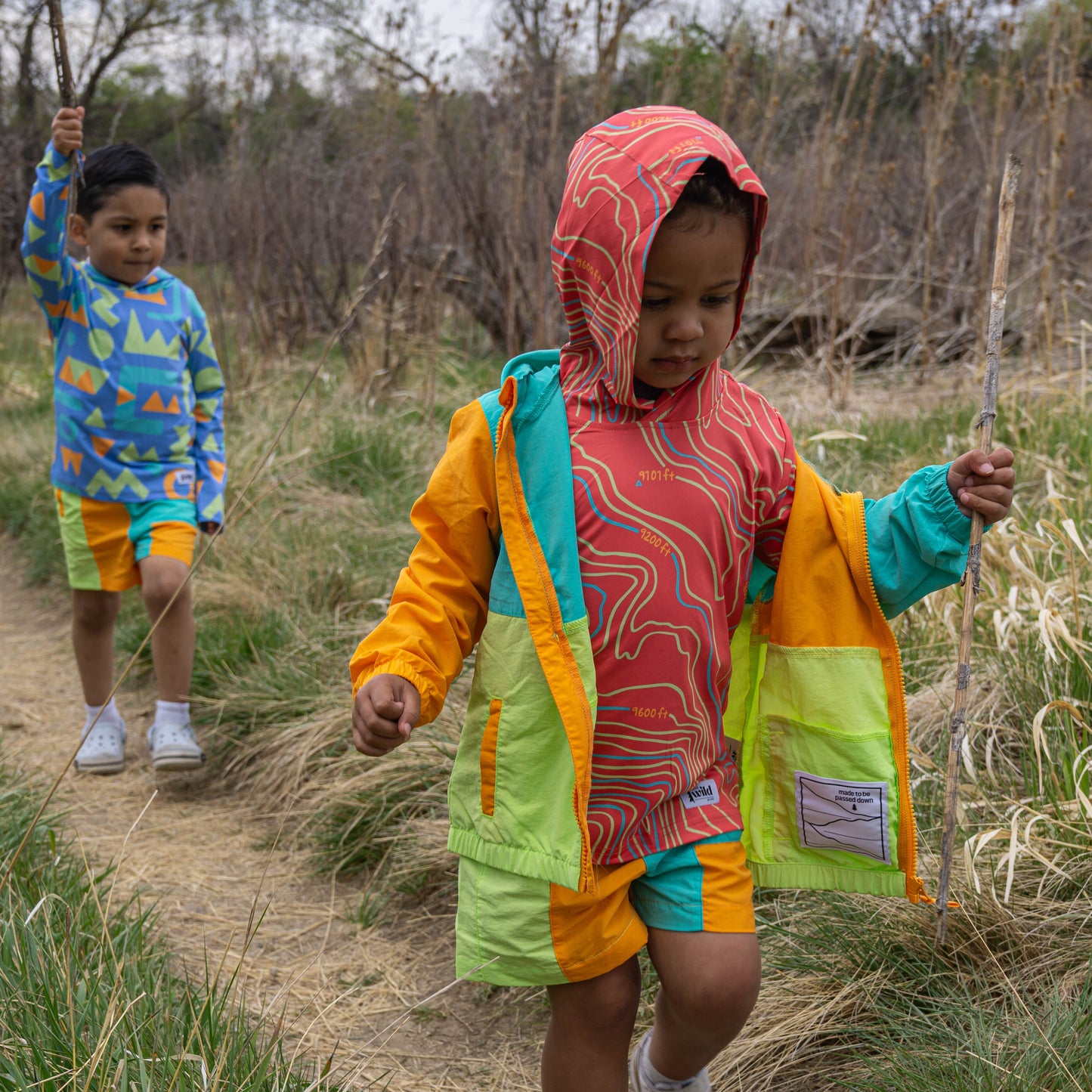Jane Terrain UPF 50 Kid's Sun Hoodie
