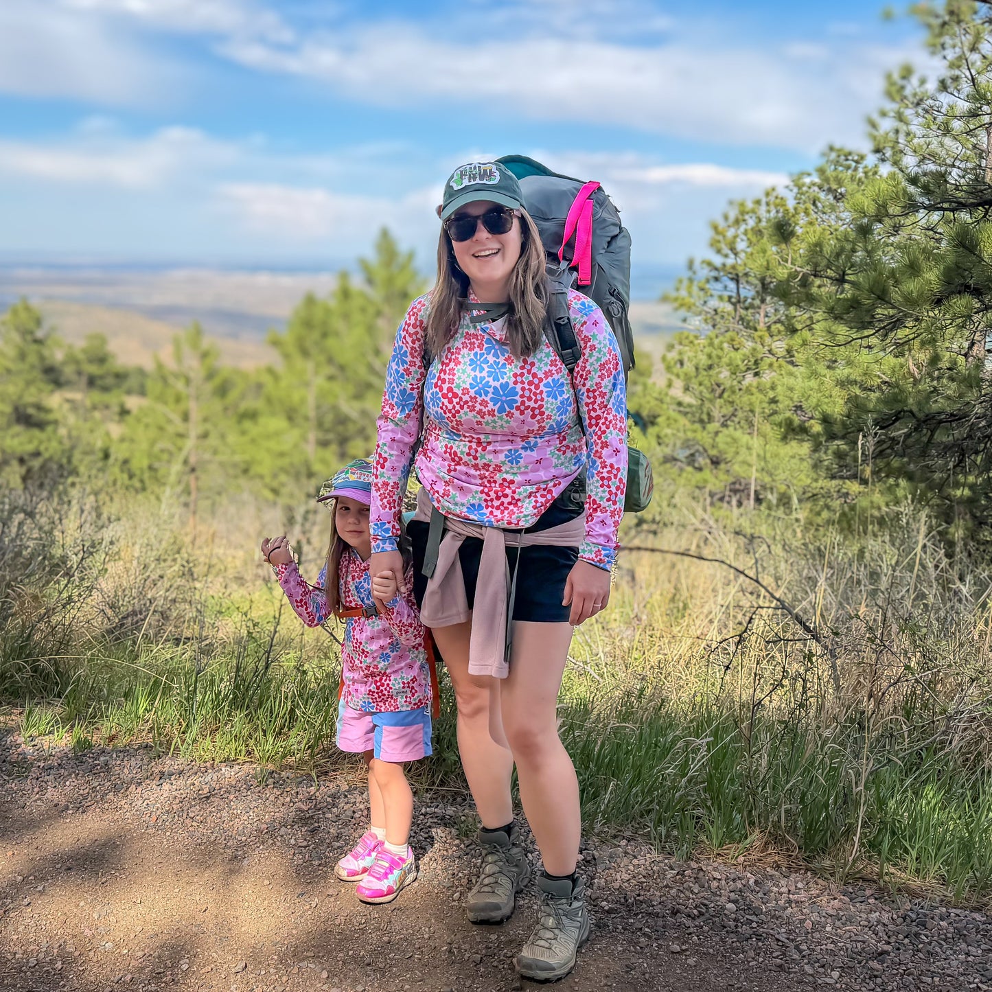 Petal Pop UPF 50 Mom's Sun Hoodie