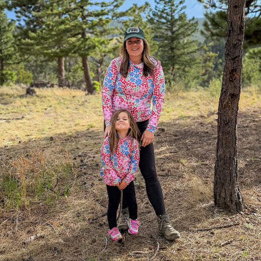 Petal Pop UPF 50 Mom's Sun Hoodie