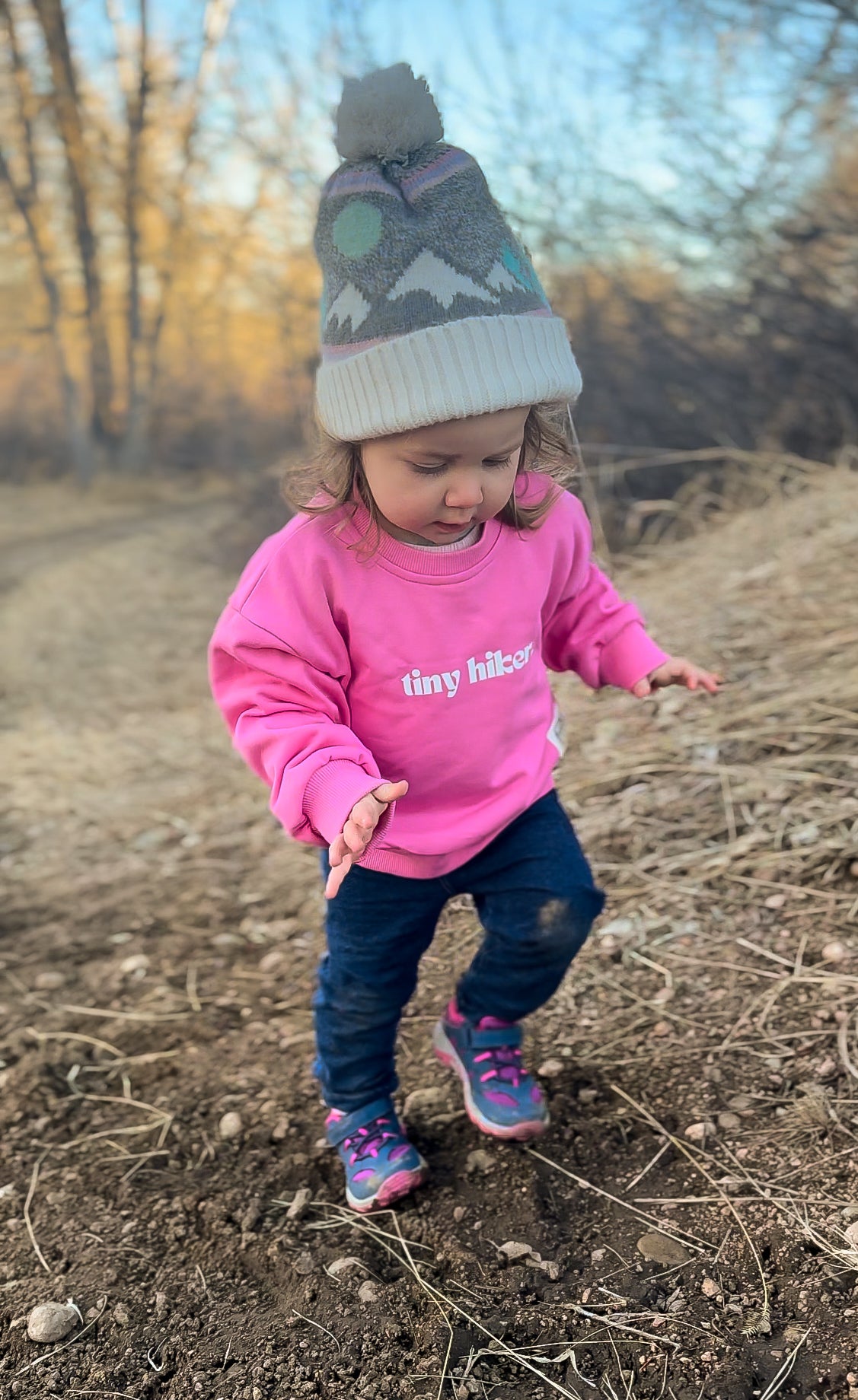 Kid's Organic Pullover in Pink