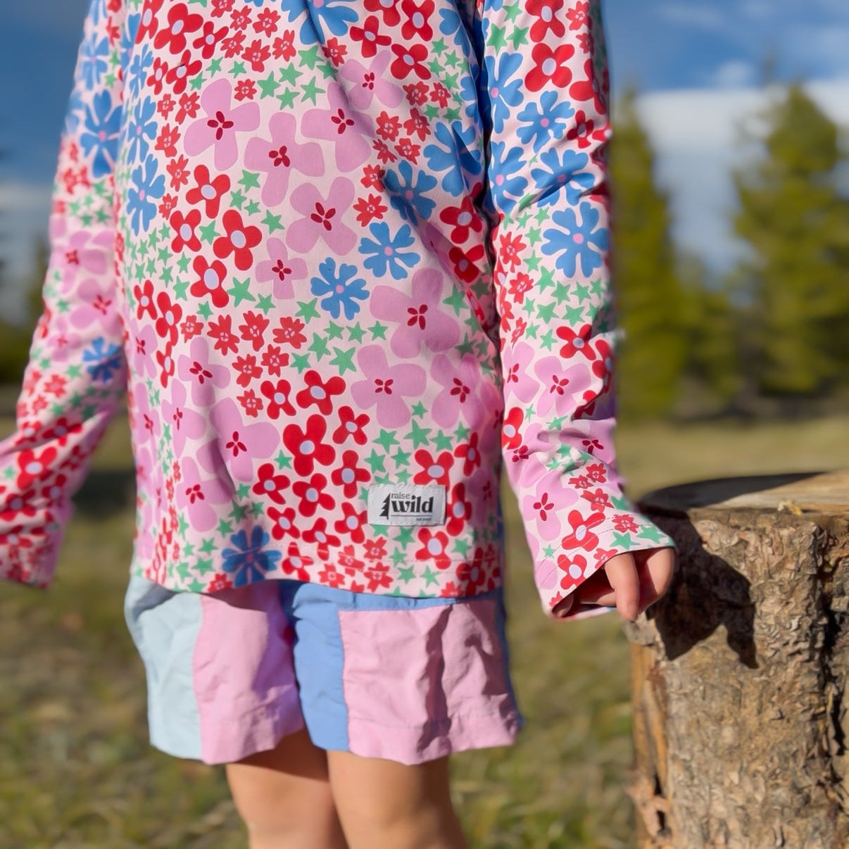 Petal Pop UPF 50 Kid's Sun Hoodie