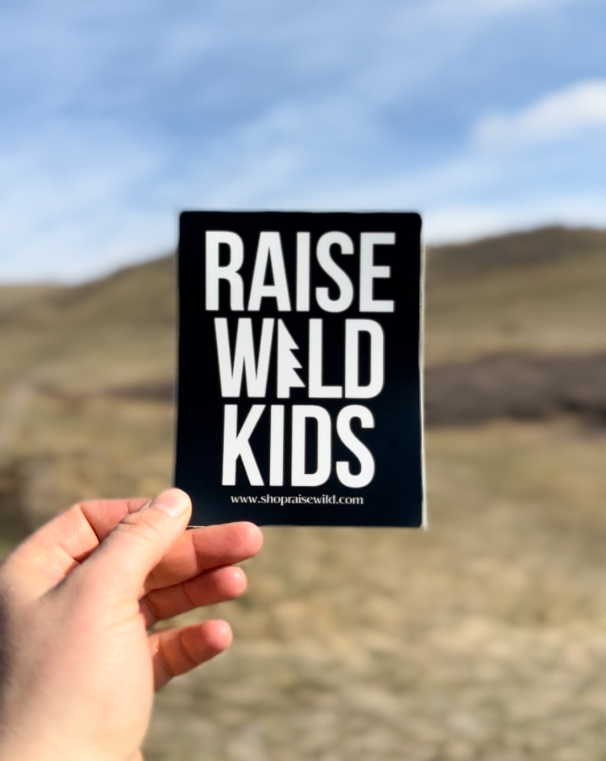 Raise Wild Kids Sticker