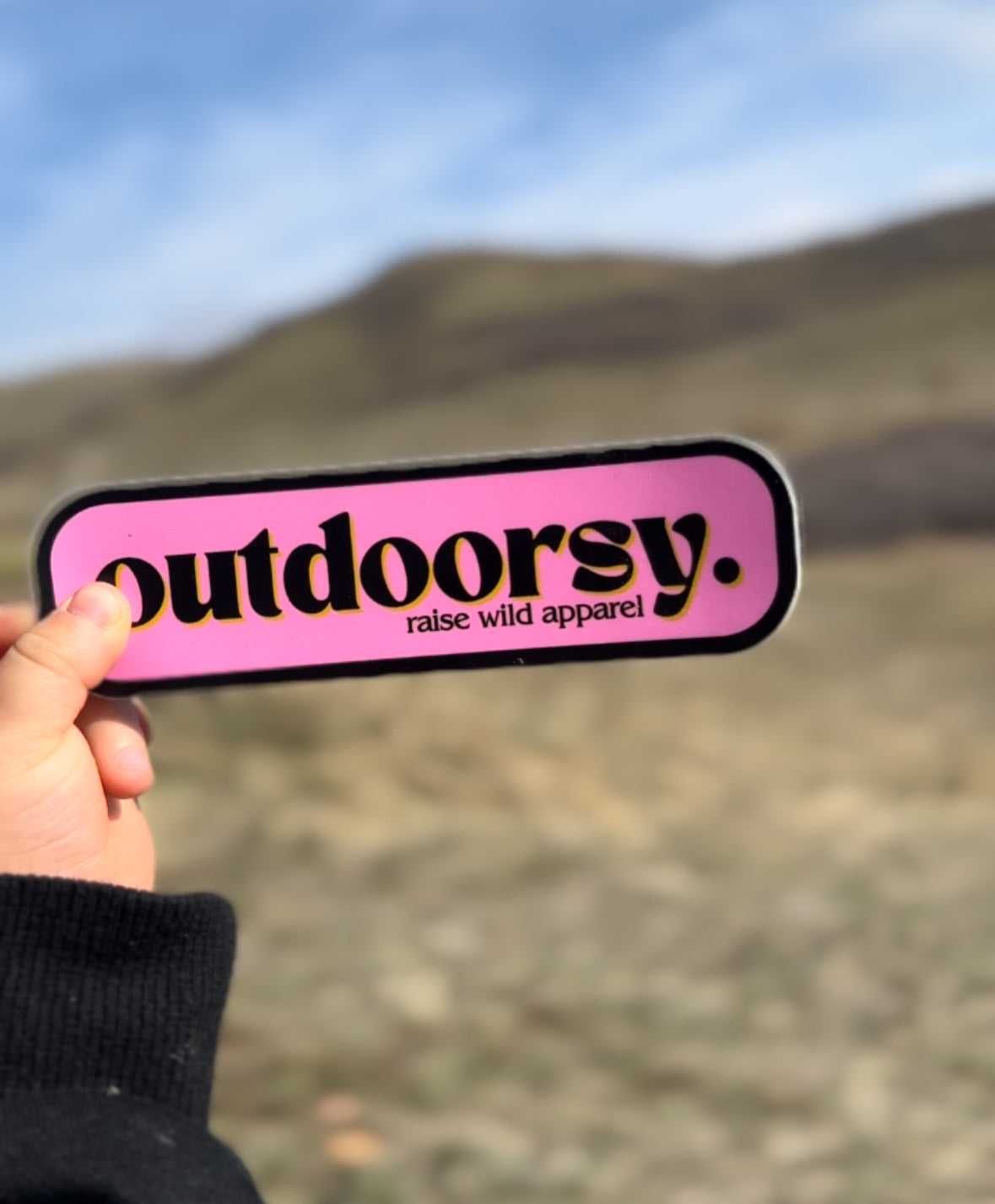 Outdoorsy Sticker