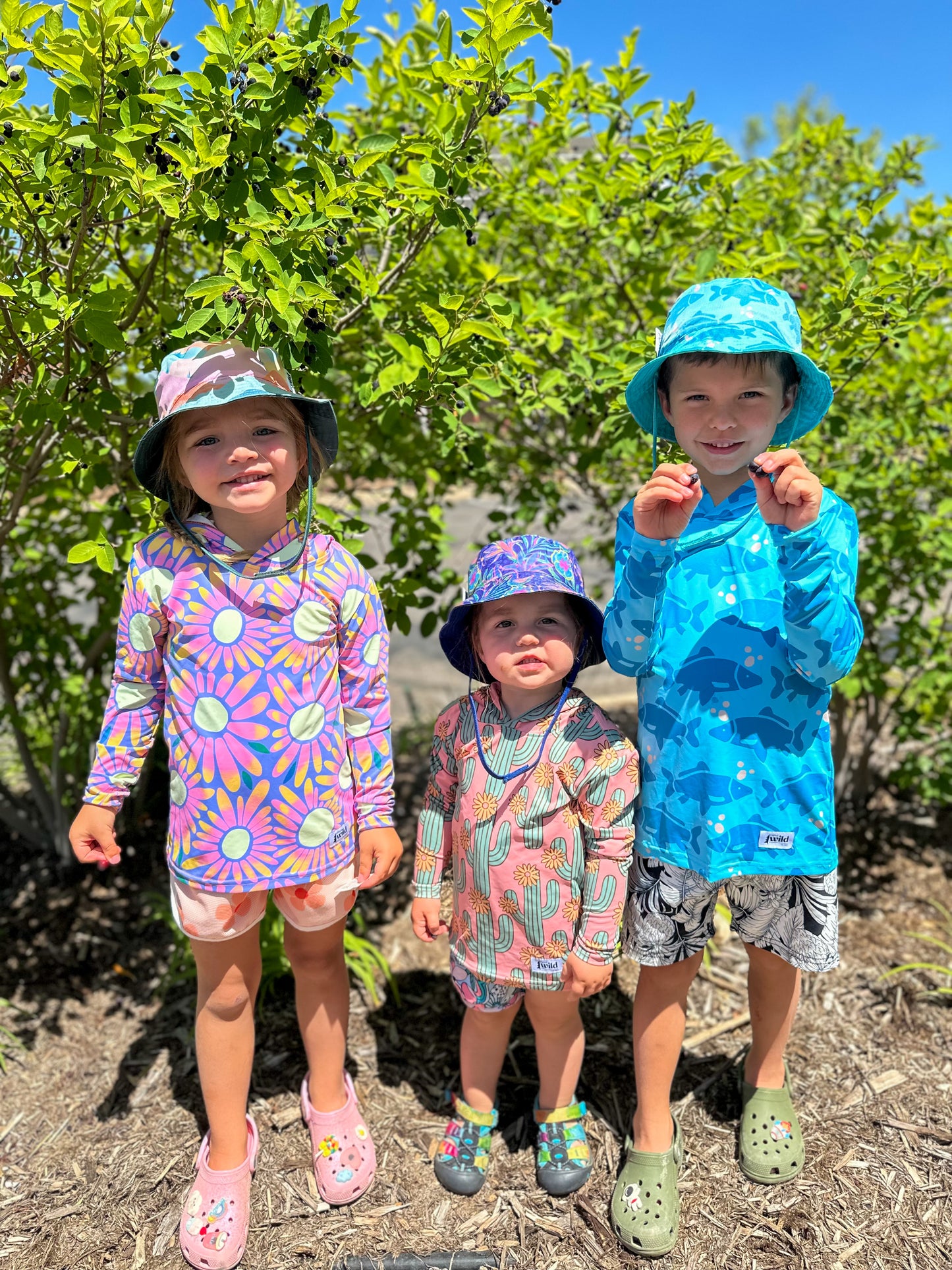 Reelin' UPF 50 Kid's Sun Hoodie