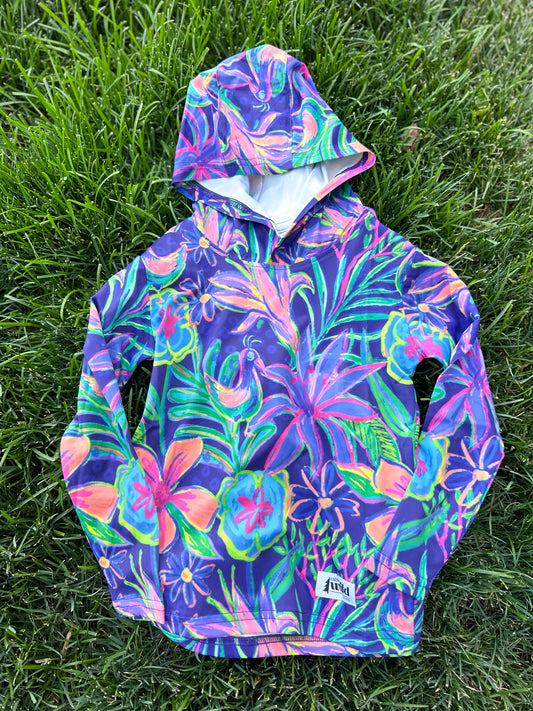 Tropical Trails UPF 50 Kid's Sun Hoodie